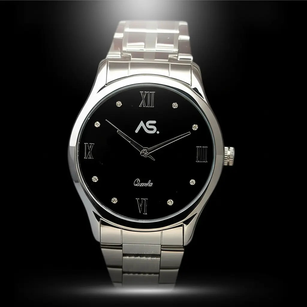 Ashoka Elite Series — Black Dial Quartz Bracelet Watch