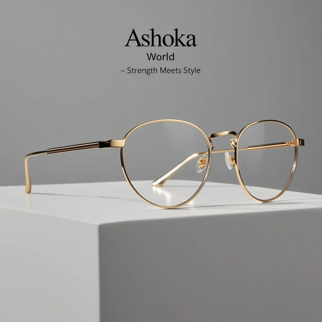 Ashoka World Eyeglass Metal Frames Round