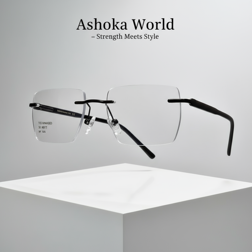 Ashoka World Rimless Eyeglass Frames
