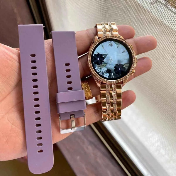 GEN 9 Smartwatch for Women with Metal Strap & HD Display, Bluetooth Calling, 100+ Watch Faces, Health Tracker, Sports Modes & IP67 Waterproof(Rose Gold)