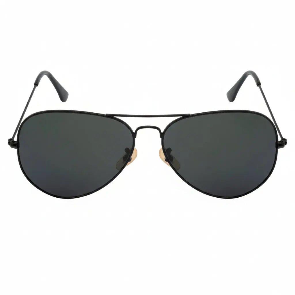 Ashoka Polorised Aviator Black Sunglasses - Ashoka Watch Company
