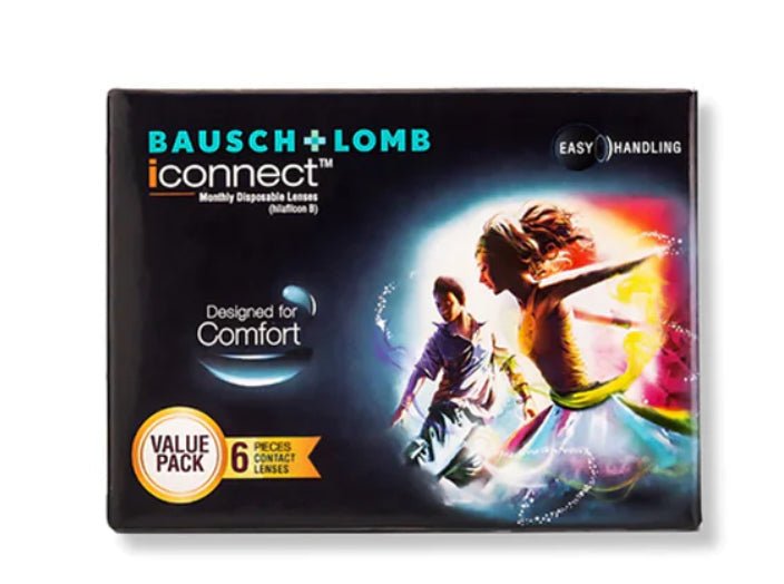 Bausch & Lomb iConnect Monthly Disposable 6 - in - one Contact Lens - Ashoka Watch Company