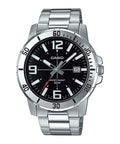 Casio Enticer Analog Black Dial Men's Watch - MTP - VD01D - 1BVUDF (A1361 - Ashoka Watch Company