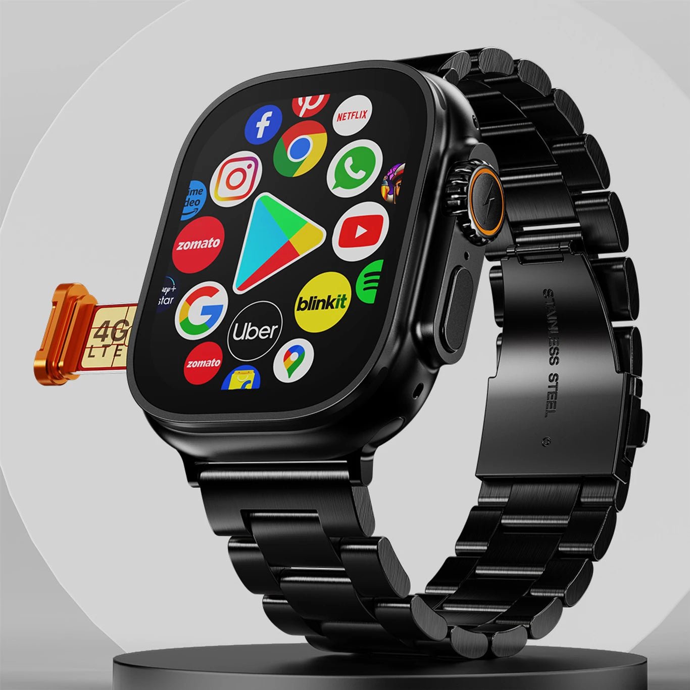 FireBoltt Oracle WristPhone - 4G SIM/LTE/WiFi, Android OS - Ashoka Watch Company
