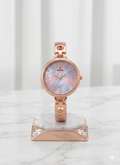 HMT Rose Gold Women’s Watch with Mother - of - Pearl Dial - Ashoka Watch Company