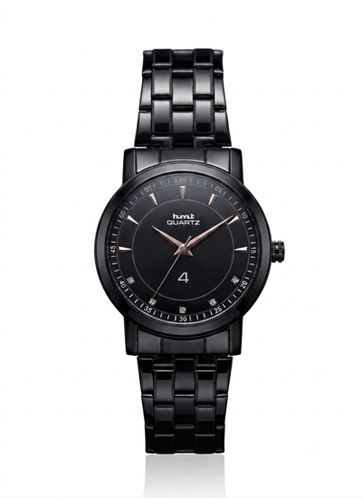 Hmt Watch For Mens Black Colour - Ashoka Watch Company