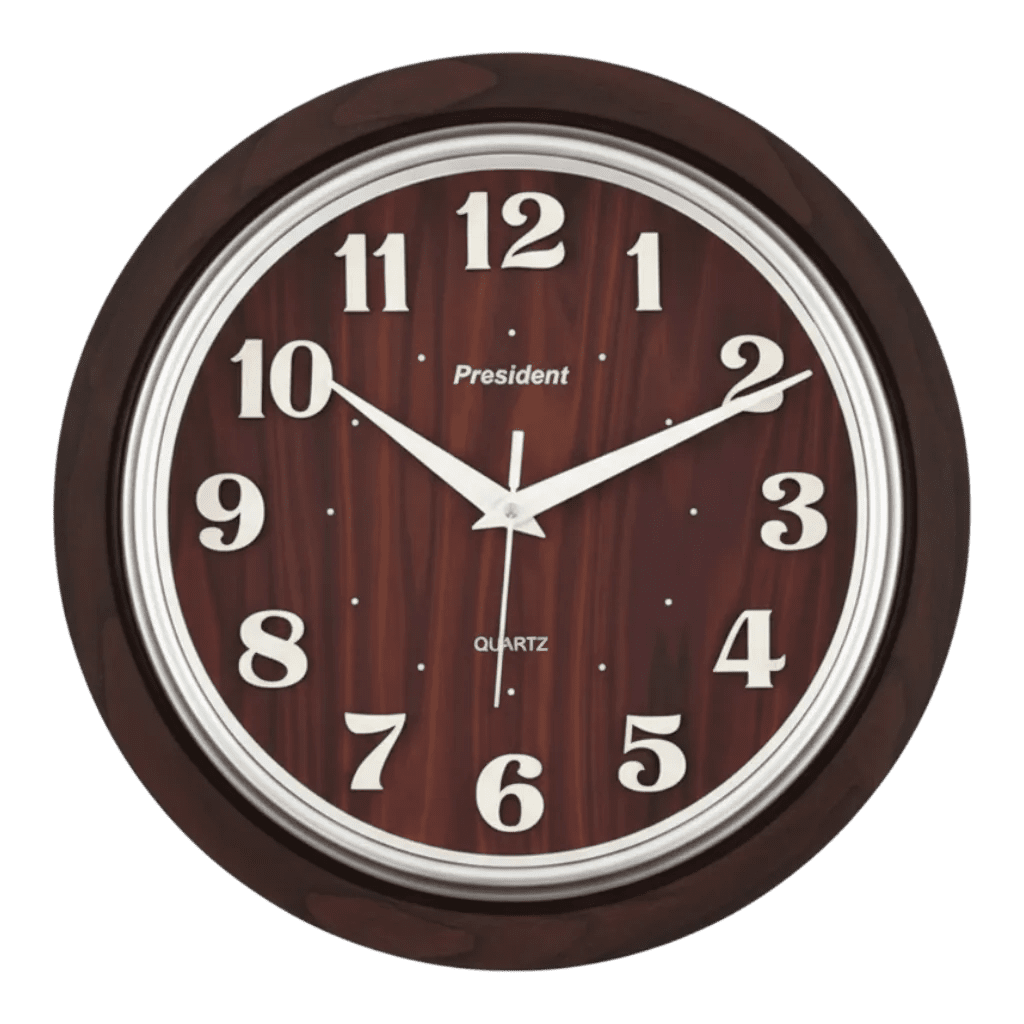 President OfficeClock Classic Analog Wall Clock - Ashoka Watch Company
