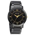 Sonata Quartz Analog Black Dial Metal Strap Watch for Men