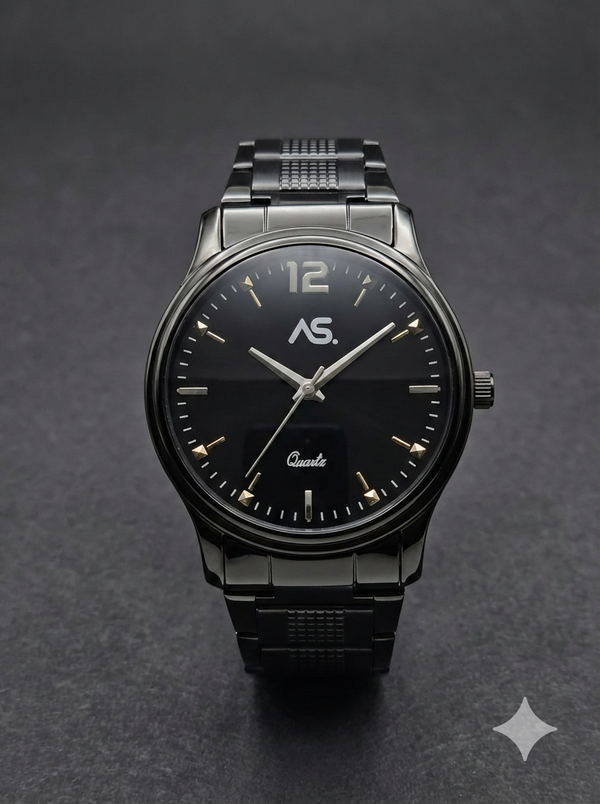 AS. Classic Noir – Sophistication in Every Detail Ashoka Watch Company