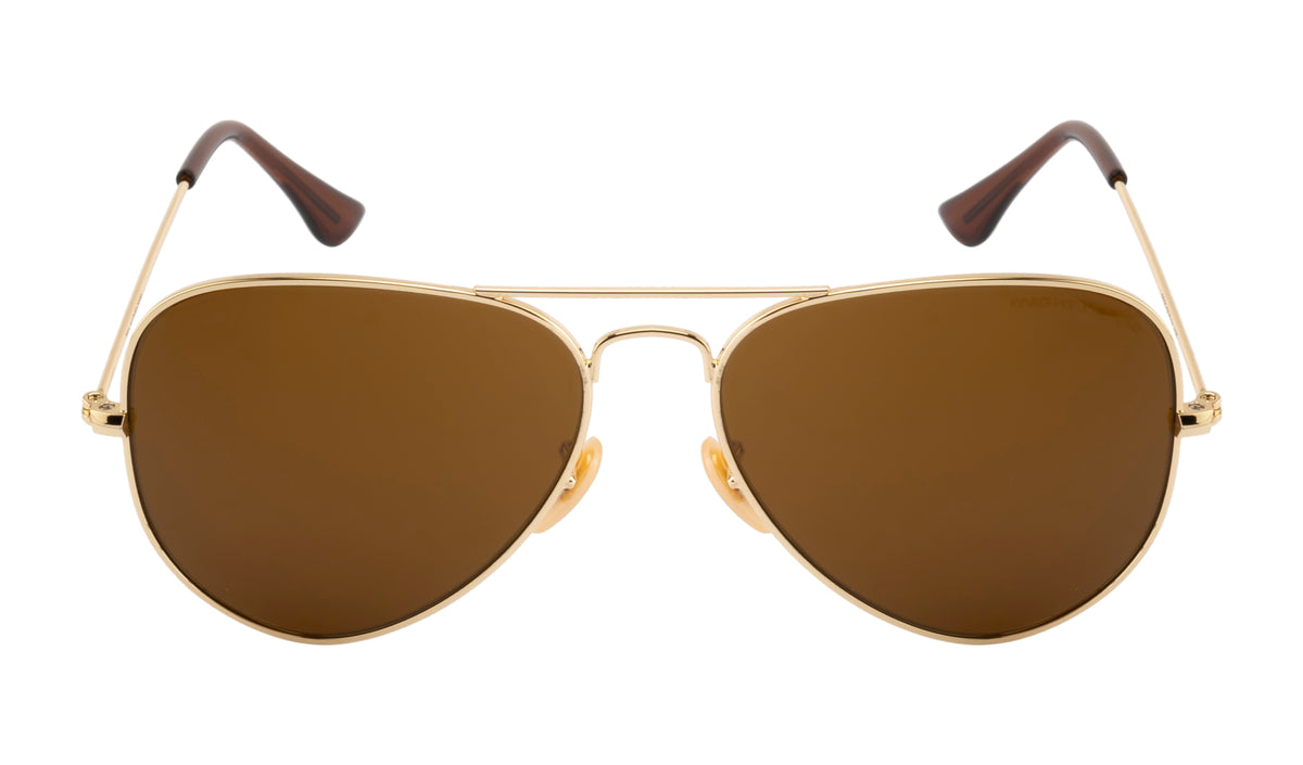 Ashoka Polorised Aviator Golden Brown
