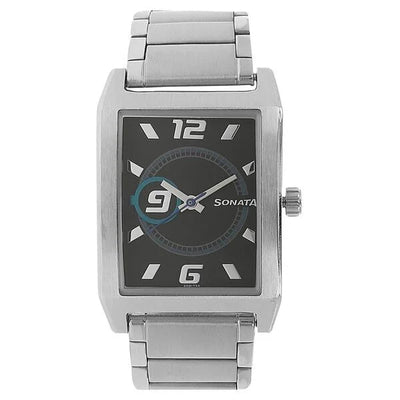 Sonata Mens Rectangular Watch - Ashoka Watch Company