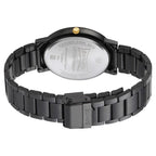 Sonata Quartz Analog Black Dial Metal Strap Watch for Men - Ashoka Watch Company