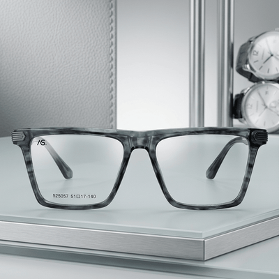 The Ashoka Grey Marble Square Frame for Men's - Ashoka Watch Company