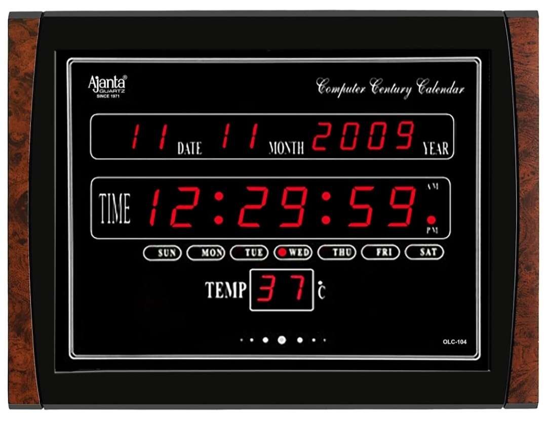 Ajanta Rectangular Digital Wall Clock OLC 103 ( x cm ): Buy Ajanta  Rectangular Digital Wall Clock OLC 103 ( x cm ) at Best Price in India on  Snapdeal