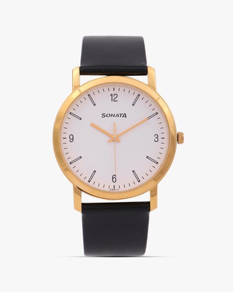 Sonata Men's Strap Watches